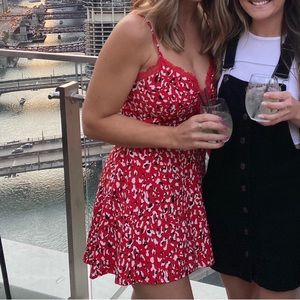 Superdown red mini dress